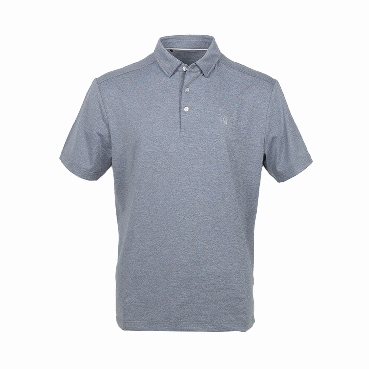 Manufactur standard England Polo Shirt - Golf Shirts for Men Dry Fit Short Sleeve Melange Performance Moisture Wicking Polo Shirt – Sandland
