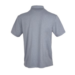 男性用ゴルフシャツ ドライフィット 半袖 メランジ パフォーマンス 吸湿発散性 ポロシャツ