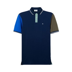 Contrast Color For High Quality Cotton Pique Polo Shirt