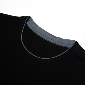 महिला और पुरुष टी-शर्ट शीर्ष गुणवत्ता 100% लंबी स्टेपल कॉटन जर्सी कस्टम लेबल टैग, अनुकूलित CTTS003 मुद्रण के लिए भी