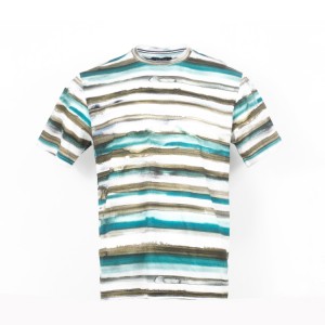 Camiseta de alta calidad 100% jersey de algodón de fibra larga para imprimir personalizado