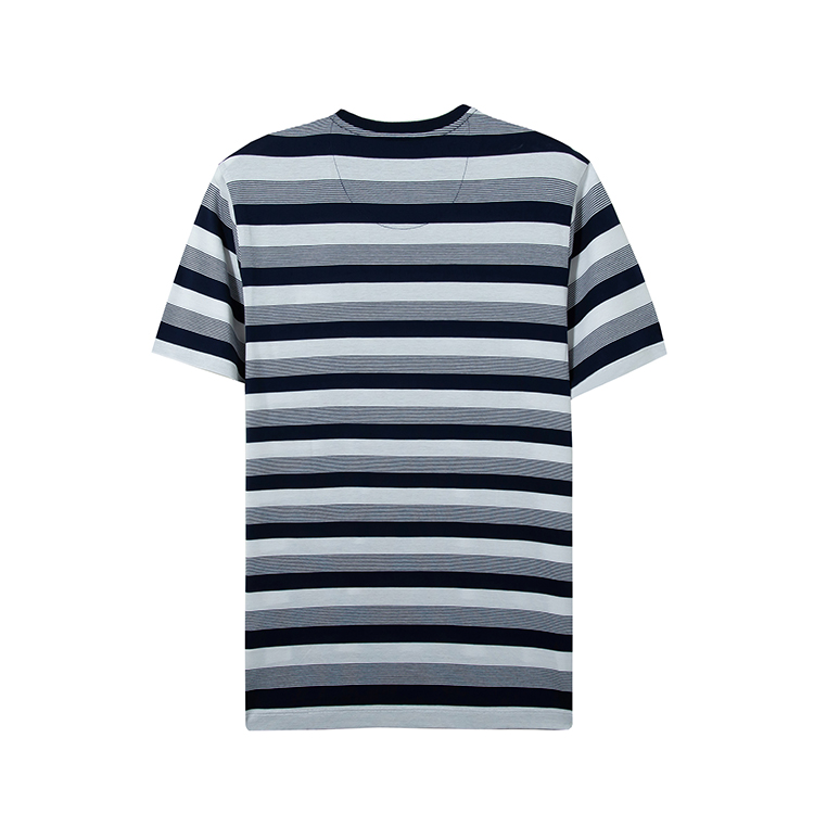 Wholesale Top Quality Stripe t-Shirt 100% Long Staple Cotton Jersey For  Customized Factory and Manufacturer | Sandland