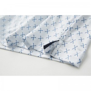 Golfskjorter for menn Dry Fit Kortermet Print Performance Moisture Wicking Polo Shirt