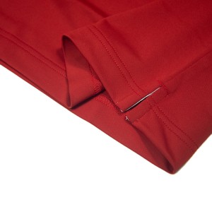 Golfskjorter for menn resirkuler polyester tørr passform kortermet solid twill ytelse fukttransporterende poloskjorte