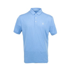 Golf Shirts for Men Dry Fit Short Sleeve Solid Mesh Recycle Polyester Performance Moisture Wicking Polo Shirt I-00306
