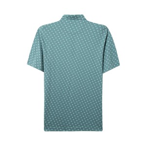 Premium nga Kalidad Para sa Mercerized Cotton Nahuman sa Tibuok Imprenta nga Men's Short Sleeve Polo Shirt