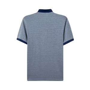 Jacquard premium kakovosti za moške polo majice s kratkimi rokavi iz merceriziranega bombaža izdelane luksuzne in klasične oblike