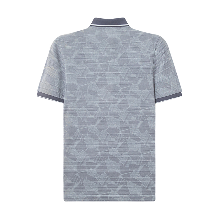 2023 Men's T-shirt Quality Mercerized Cotton V-shaped Pattern