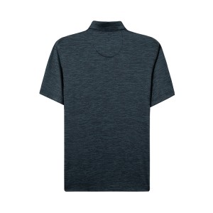 Erkekler için Golf Gömlekleri Dry Fit Kısa Kollu Melanj Performansı Nem Emici Polo Gömlek