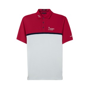 Golfskjortor för män Polyester Dry Fit Kortärmad Solid Performance Fukttransporterande pikétröja