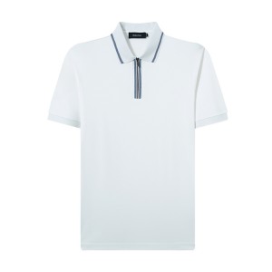 Solide Premium-Qualität für Herren-Kurzarm-Poloshirt aus Pima-Baumwolle, luxuriös und mit klassischer Passform gefertigt