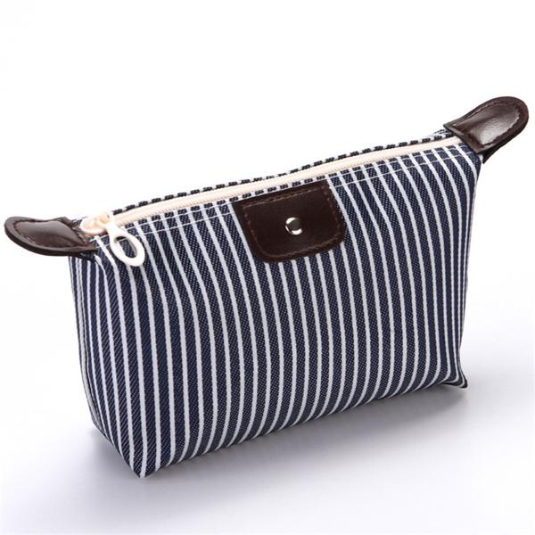 Newly Arrival Cotton Tote Bag - Cosmetic bag for Fashion Promotional bag custom storage makeup zipper CB-0015 – Sandro