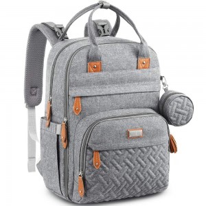 Baby diaper bags for Neutral durable fashion multifunctional diaper bag