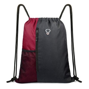 Drawstring bag custom logo for High quality handle zipper bag for men and women