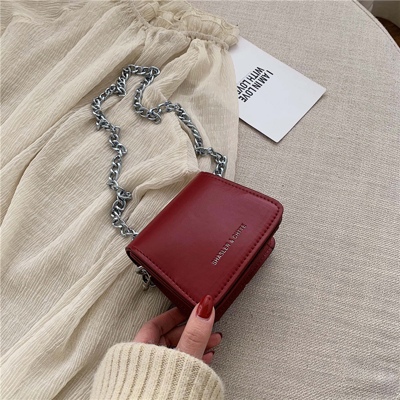 China wholesale Hand bag –  Handbags For Mini New Female Letter Chain One Shoulder Women’s Handbags – Sandro