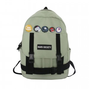Sandro Wholesale Black Waterproof Nylon Unisex Book Bag Backpack School 2021