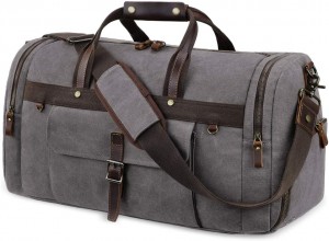 Cross-border fashion outdoor travel bag portable canvas messenger backpack trend large capacity nylon cyan shoulders