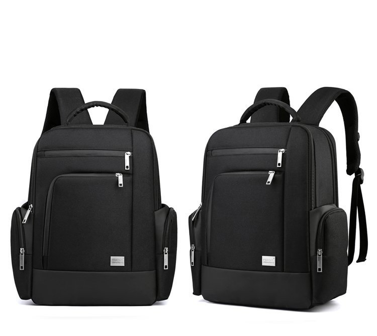 Manufacturing Companies for Kids School Bags - School bag for Multifunction USB Charging Office Work Men Backpack Unisex Black Laptop – Sandro