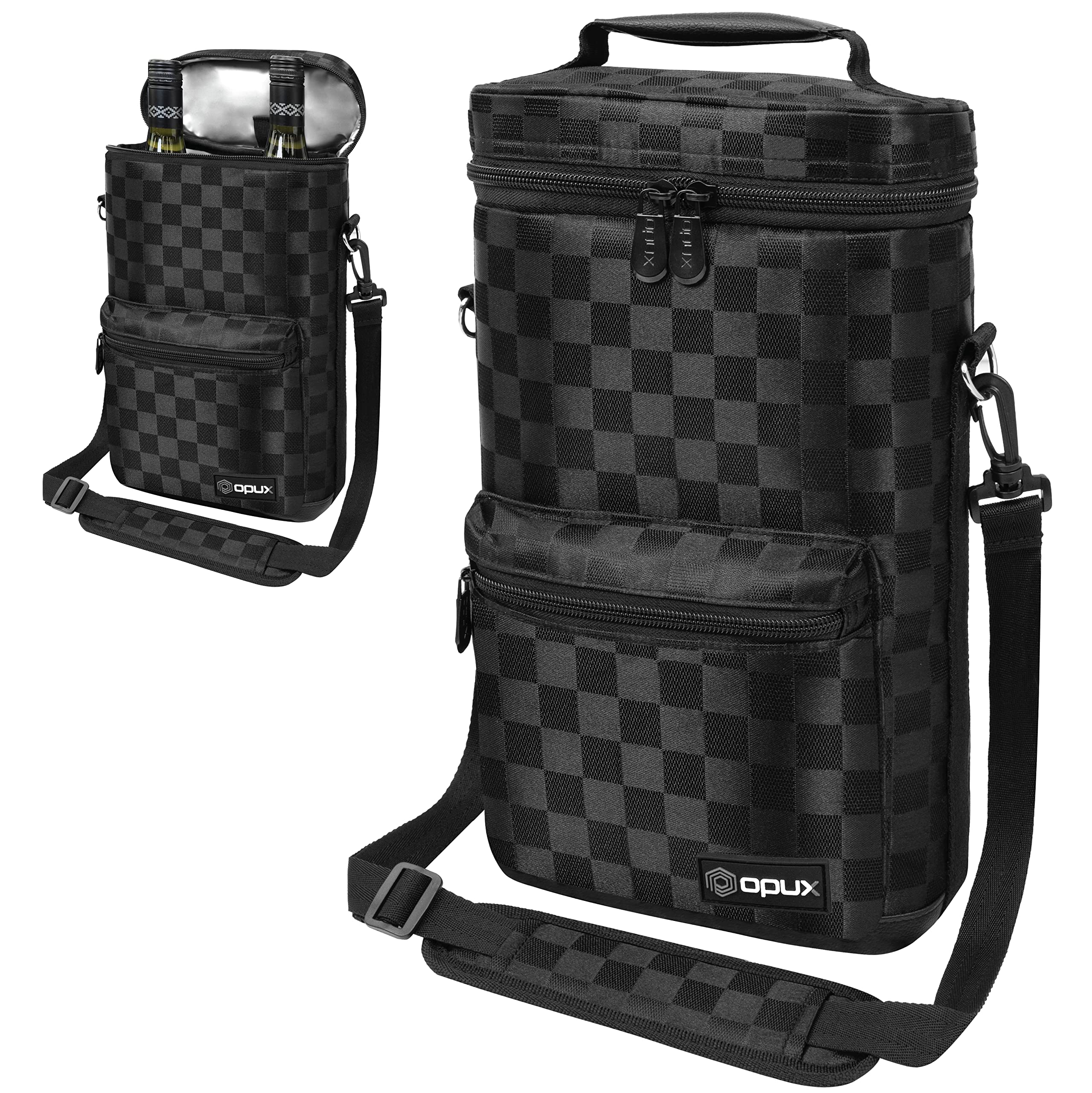 Wine Gift Bag Pricelist –  Wine cooler bag for portable wine bag shoulder strap padding is suitable for travel picnics – Sandro