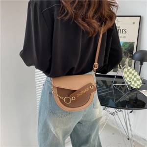Handbag High-quality Women’s Spring Stitching Chain Handbag Shoulder Messenger Handbag