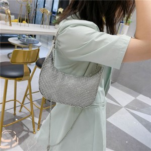 Handbag Women’s Bag Summer New Trendy Fashion Bright Diamond Messenger All-match Handbag