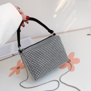 Popular Rhinestone Handbag One Shoulder 2022 New Women’s Chain Small