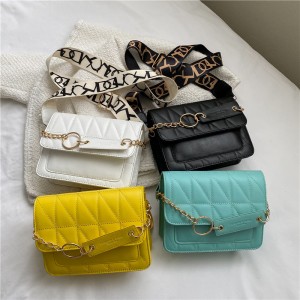 Fashion Messenger Handbag Popular Texture Rhombus Shoulder Bag 2022 New Portable