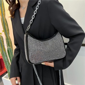 Handbag Sandro Popular Women’s Chain Shoulder Bag New Fashion Style Ladies Full Diamond Handbag