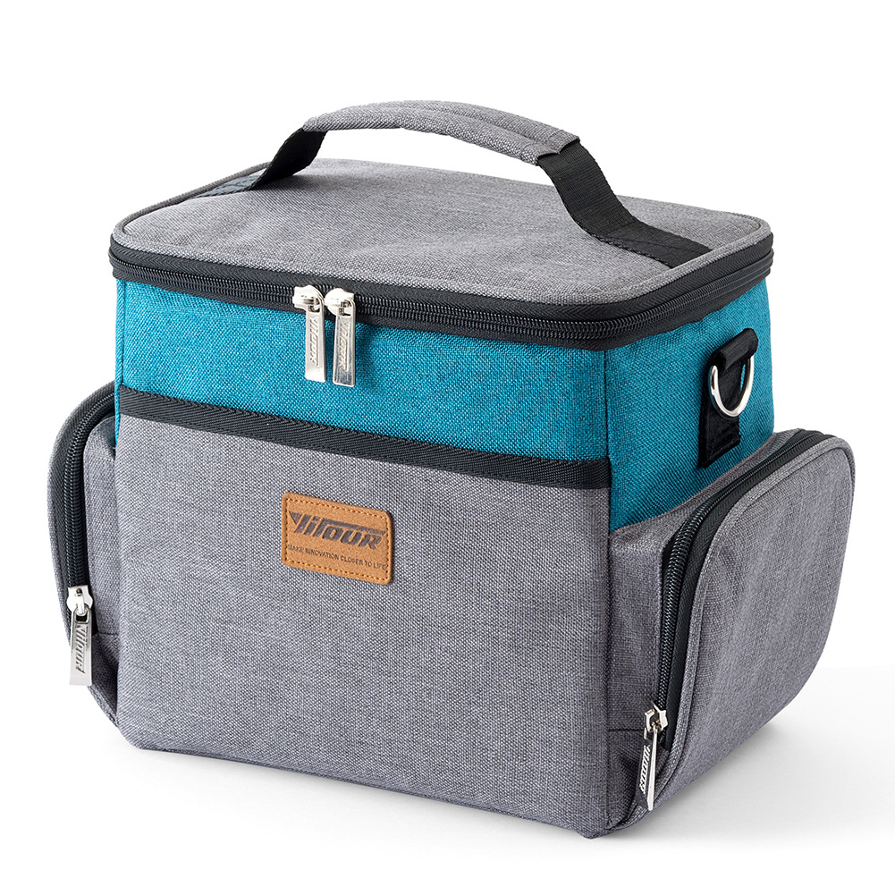 Big Discount Cooler Bag Insulated - Fashionable work with rice, insulated bag, portable Oxford cloth aluminum foil ice pack thickened lunch box bag – Sandro