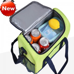 Large-capacity outdoor insulation bag thickened foldable fresh-keeping insulation cooler bag