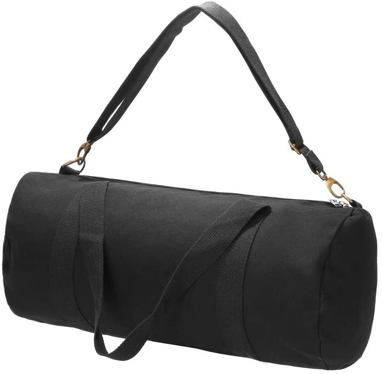 Good Wholesale Vendors Pouch - Heavy duty * and * cargo style * cotton canvas one-shoulder travel and storage duffel bag outdoor gym bag handbag unisex black small – Sandro
