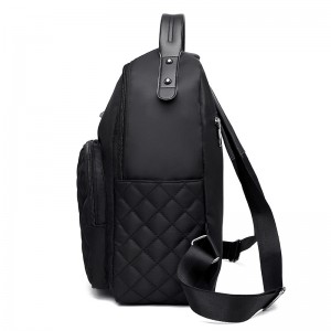 Backpack rhombic with Korean style for casual ladies can waterproof