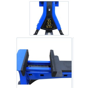 Clamping Range:0-1030mm Clamping Jaw Size:205 x80 mm Height of table：885mm                            Frame Width:100mm Max. Load:300KG Max Clamping Force:1000kg Clamp Method:Foot Step Clamp Travel:10mm per step Construction:Solid Steel