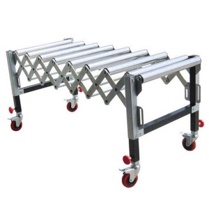 26135  roller table conveyor  heavy duty standard industrial flexible roller conveyor
