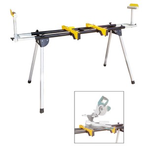 Professional mobile portable rolling universal miter saw stand