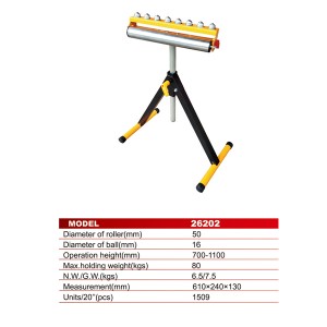 26202 ROLLER STAND roll support Roller stand roller stand suitable for woodworking applications