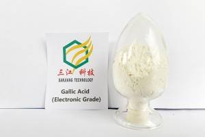 OEM Green Tea With Most Egcg Manufacturers - Discount wholesale China Manufacture Supply Gallic Acid CAS 149-91-7 Natural Gallnut Extract Gallic Acid Powder – Sanjiang
