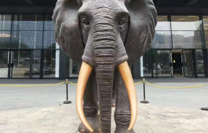 Outdoor decoration large casting elephant bronze statue