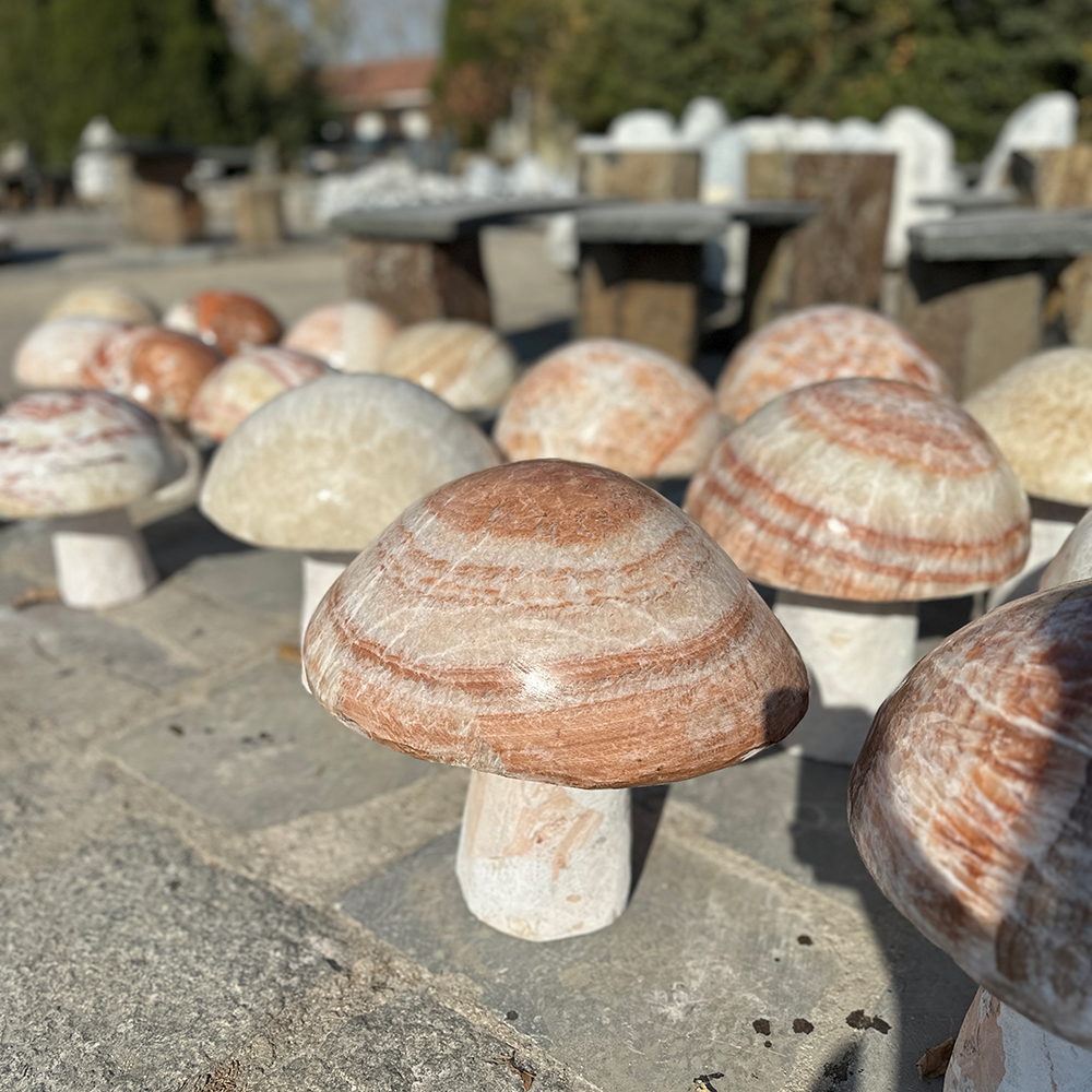 Magical Mushrooms: Elevating Your Garden with Marble Statue Delights