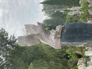 landscaping garden statues eagle