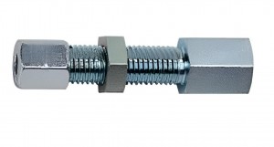 Bulkhead Male Connector | Flexible Cable-Crimp | Straight Orientation