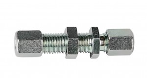 Bulkhead Straight Connector | Flexible Cable-Crimp Termination