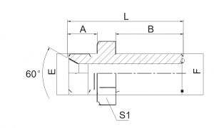 BSP Male 60° Seat / ORFS Male Bulkhead | Secure & Leak-Tight Adapters