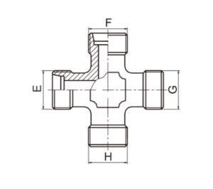 Cross Fittings | Efficient Hydraulic Systems