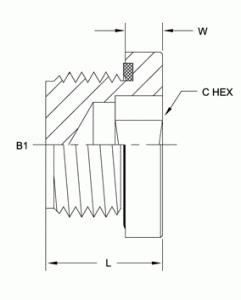 Metric MM Hollow Hex Plug | Durable Steel Construction