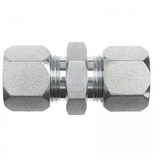BiteType-BT Tube Union | Corrosion-Resistant Large Hex Straight Fitting