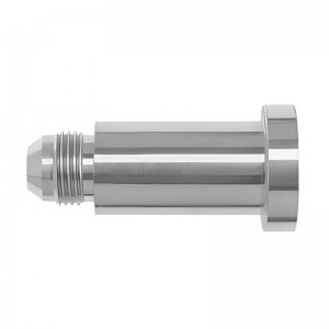 Male JIC Flange Straight Adapter | 6000 PSI Stainless Fitting
