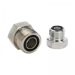 ORFS Male Flat / BSP Male Captive Seal | Secure Air Hydraulic Fitting