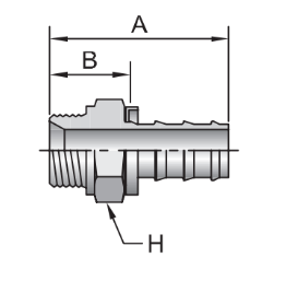 Male BSP Parallel Pipe – Rigid – (60° Cone) | Push Lok Compatibility