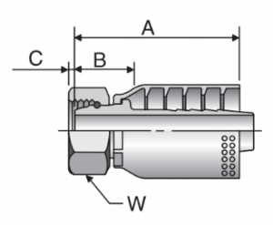 Female BSP Parallel Pipe – Swivel – 45° Elbow – (60° Cone) | Cr(VI)-Free Steel